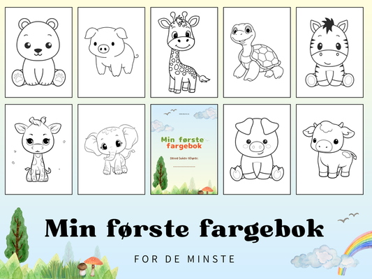 Min første fargebok 🎨🖌️ (pdf)
