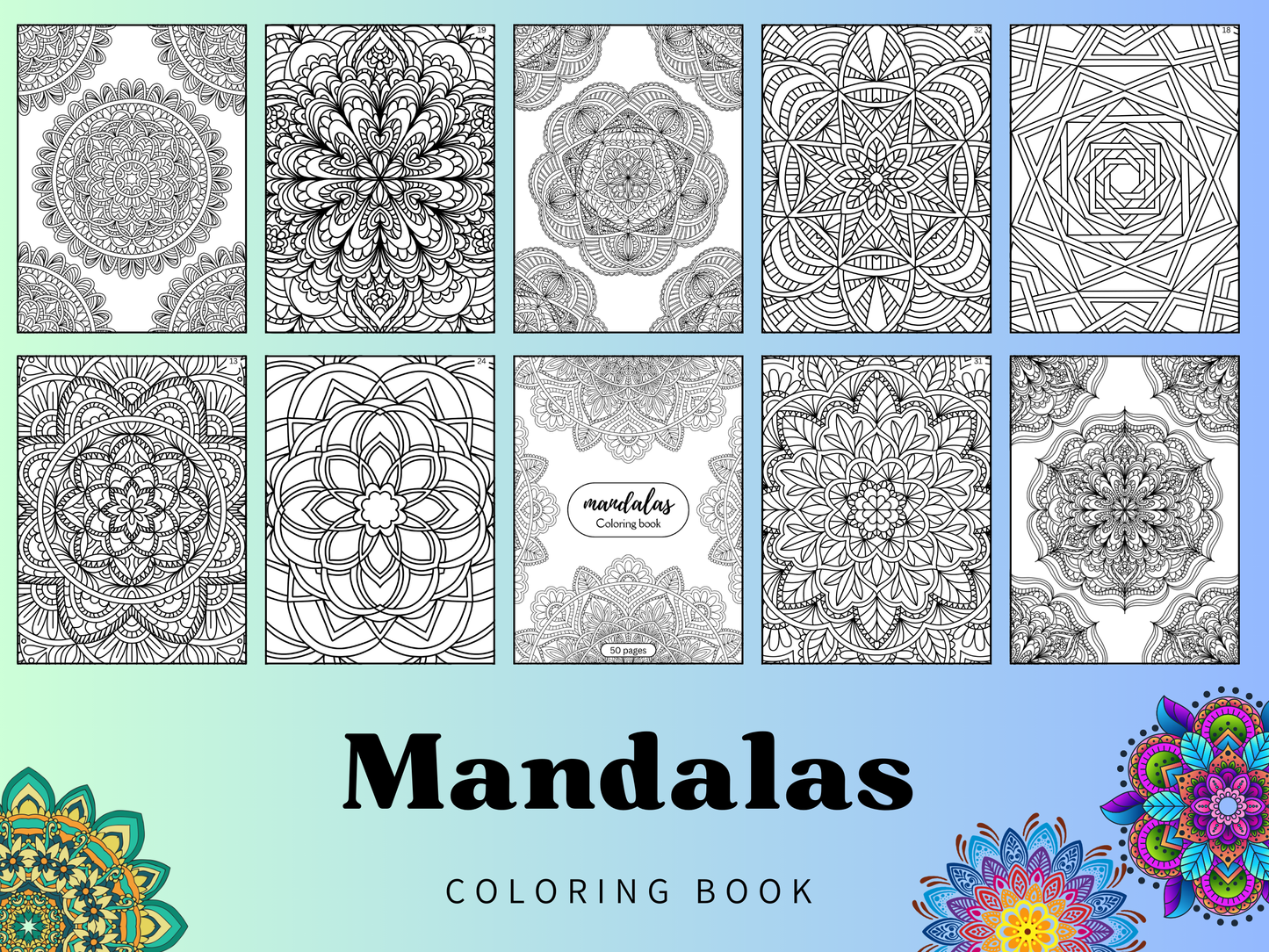 Fargelegging Mandala 🎨🖌️