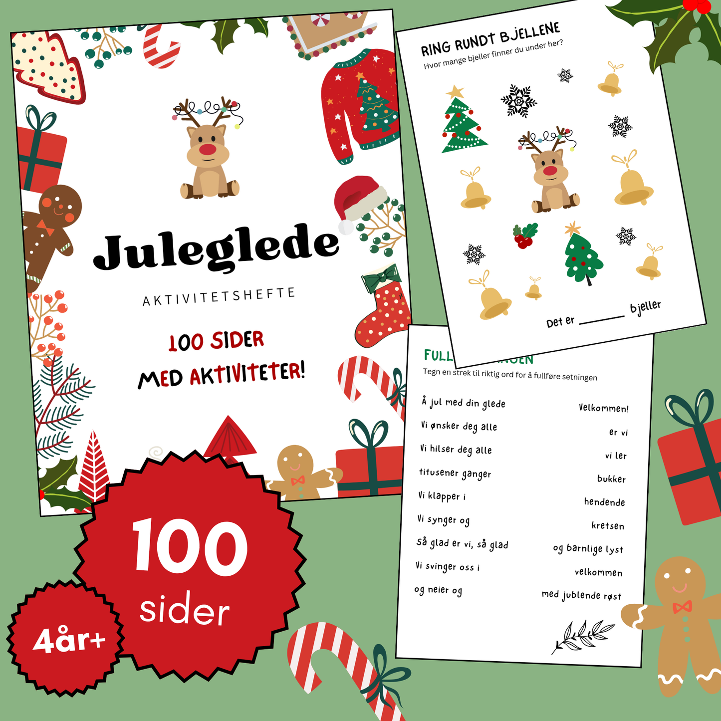 ✨Juleglede - Aktivitetshefte✨